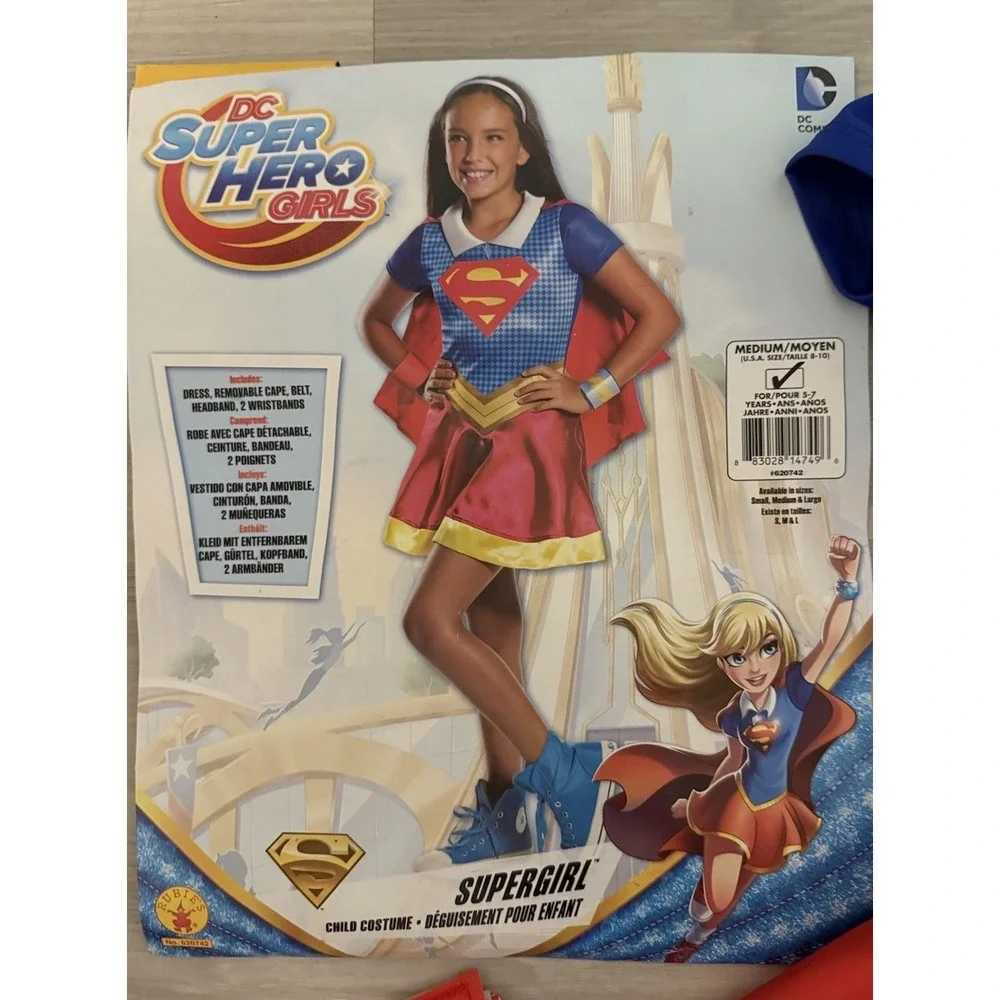 DC Costume Super Hero Girls Size Medium 8-10